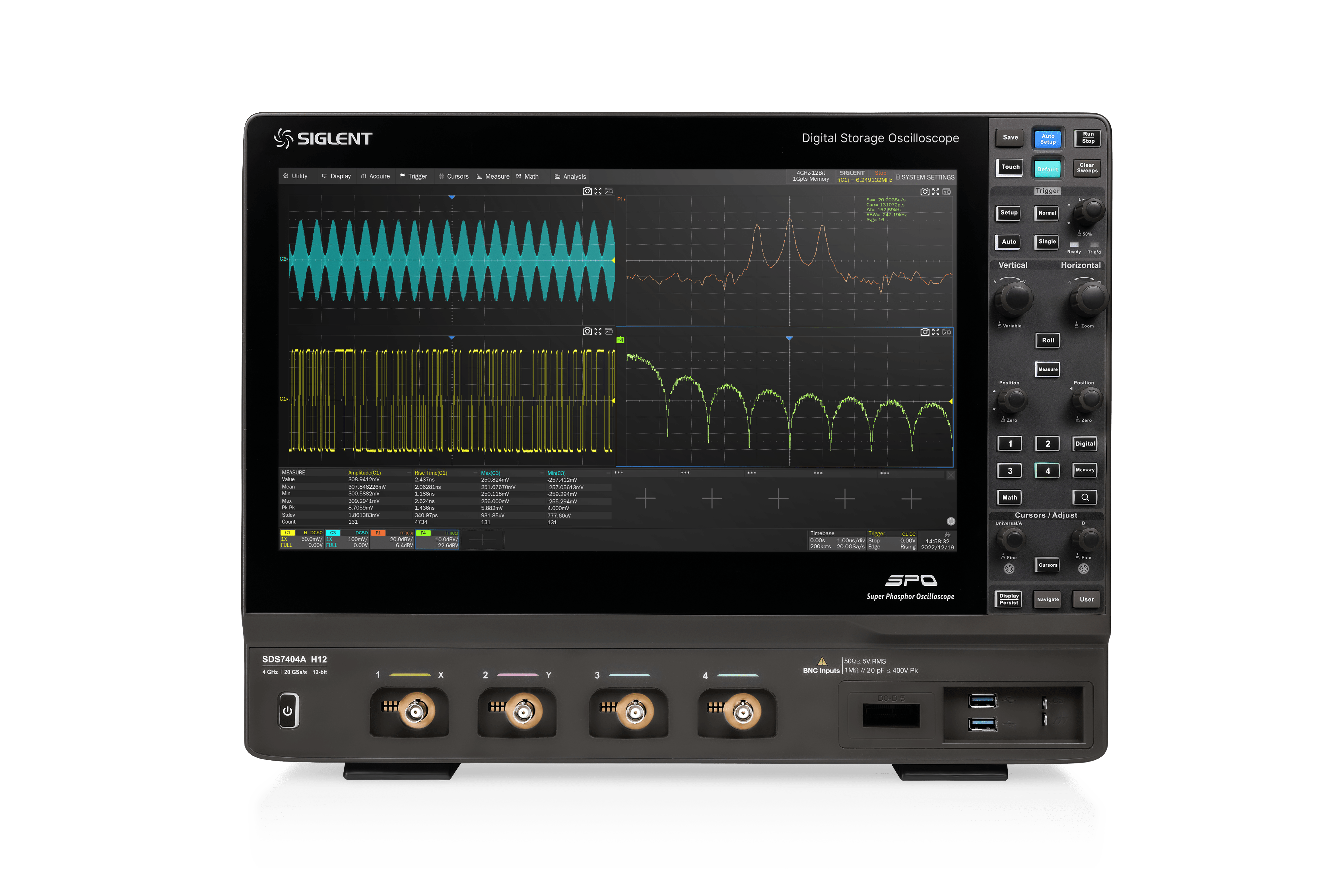 SDS5000X Series Super Phosphor Oscilloscopes